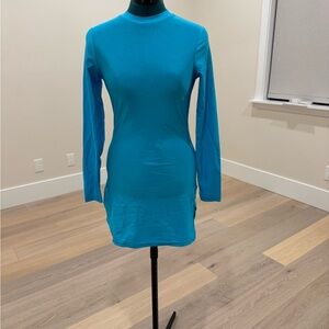 Turquoise Long Sleeve dress jazz costume